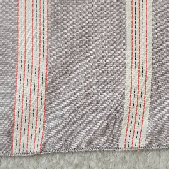Symphony Scarfs Square Gray Polyester Minimalist Classic Preppy Light Academia - Picture 4 of 8